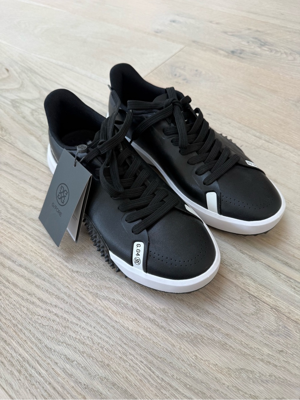 G/FORE G.112 PU Leather Golf Shoes - Onyx Size 8